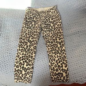 Cheetah Print Jeans